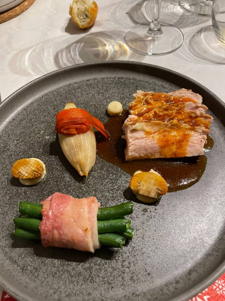 Verfijnd hoofdgerecht voor exclusief event